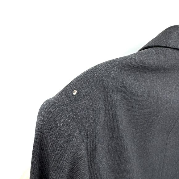 BURBERRY Vintage Dark Gray 2 Button Blazer Jacket Size Large 40" 40L - Picture 8 of 11